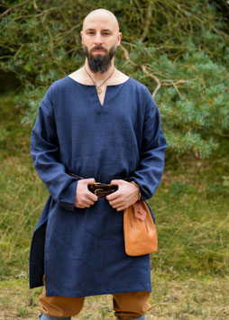 Leinen-Tunika, blau
