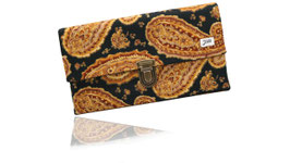 Paisley Braun-Gold / Schwarz