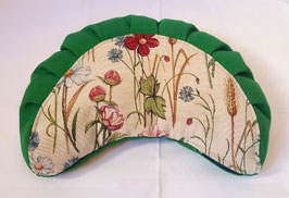 Blumenkissen Halbmond mit Falten Grün