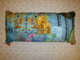 Rechteckkissen, Elefant, Meditationskissen, Reisekissen