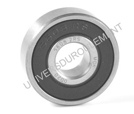 Roulement à billes S608-2RS 8x22x7 mm - Acier inoxydable MGK