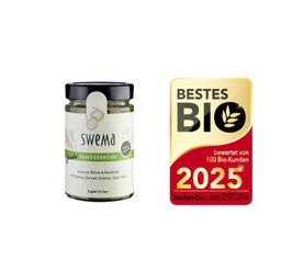 1x klassische Bio-Gemüsebrühe, 320g Glas