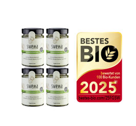4 x klassische Bio-Gemüsebrühe, 320g Glas
