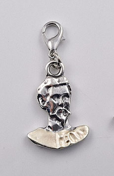Charivari Anhänger König Ludwig silberfarben