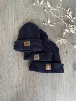 Beanies dunkelblau