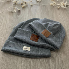 Beanie blau meliert
