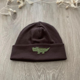 Beanie mit Krokodil