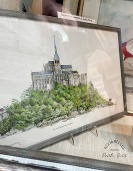 Tirage d'art numéroté du Mont-Saint-Michel