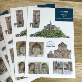 STICKERS Abbaye Mont-Saint-Michel