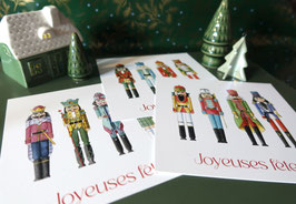 Lot de 3 cartes postales "Casse-noisette"