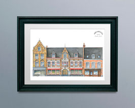 Maisons de la grand place de Cassel (1)