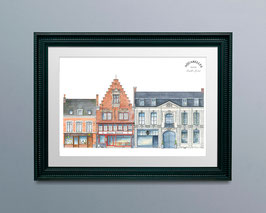 Maisons de la grand place de Cassel (2)
