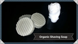 Organic Shaving Soap With Bentonite Set Round Soap Bar for mug for Men or Women with Brush