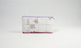 White Double Sided Glasses Case