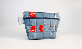 Large Cosmetic Bag, Grey