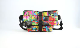 Big Crossbody Bag with shoulder Strap, Colorful