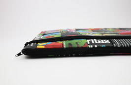Colorful Laptop Case, Black Zip
