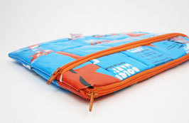 Blue and Orange Laptop Case