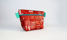 Dark Red Cosmetic Bag