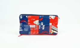 Blue and Red Double Sided Glasses Case