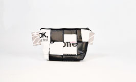 Small Black and White Cosmetic Bag