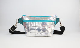 Silver and Turquoise Mega Hip Bag