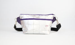 Silver and Purple Mega Hip Bag