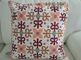 BRAND NEW Multi Colour Embroidered Cushion - 2 Available