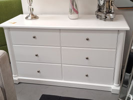"Harvey Norman" Satin White Chest of Drawers / Dresser