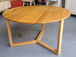 Round Light Timber Coffee Table