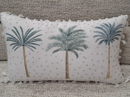 Rectangle Green Palm Trees Cushion