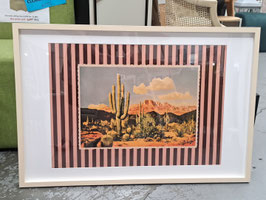 BRAND NEW Framed Desert Postcard Print