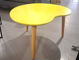 "Matt Blatt" Yellow Kidney Bean Coffee Table