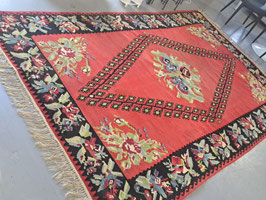 Large Hand Woven Turkish Kilim Rug