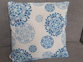 BRAND NEW Weatherproof Blue Mandala Cushion - 2 Available