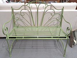 BRAND NEW Distressed Green Metal Bench Seat