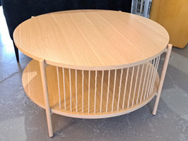 BRAND NEW Round Timber Look & Rope Coffee Table
