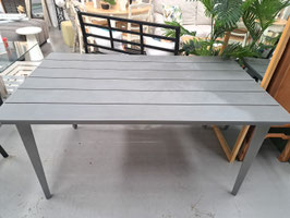Weatherproof Grey Aluminium 4-6 Seater Dining Table