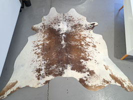 Brown & White Cowhide Rug