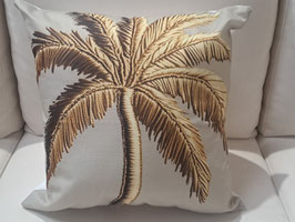 BRAND NEW Gold Palm Tree Cushion - 2 Available