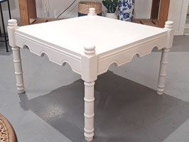 Vintage White Timber Square Coffee Table