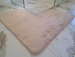 BRAND NEW L Shape/Corner Bath Shower Mat - Camel Colour