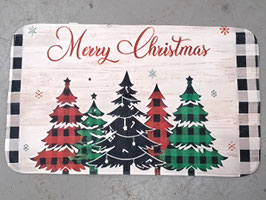 BRAND NEW Christmas Tree Bathroom / Door Mat
