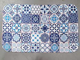 BRAND NEW Plush Blue Moroccan Bathroom / Door Mat