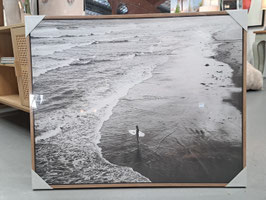 BRAND NEW Framed Black & White Surfer Print