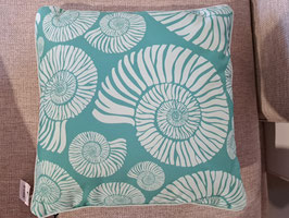 BRAND NEW Weatherproof Outdoor Green Shells Cushion - 2 Available