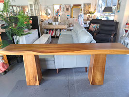 Long Chunky Timber Hall Table