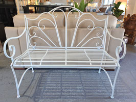 BRAND NEW Cream Metal Bench Seat