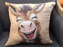 BRAND NEW Laughing Donkey Cushion - 2 Available