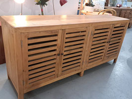 "Tropic" Teak Slat Door Buffet